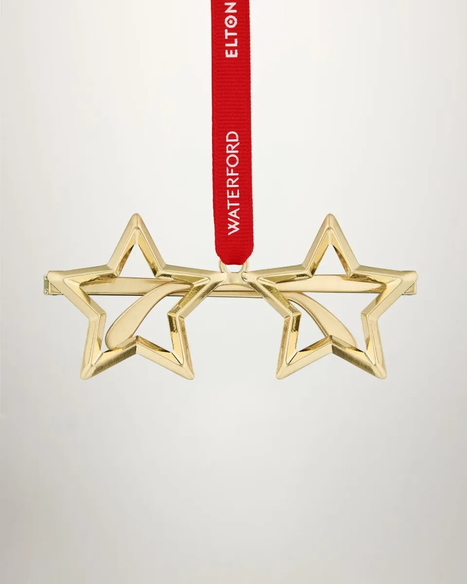 Waterford Elton John stjernebriller julepynt guld