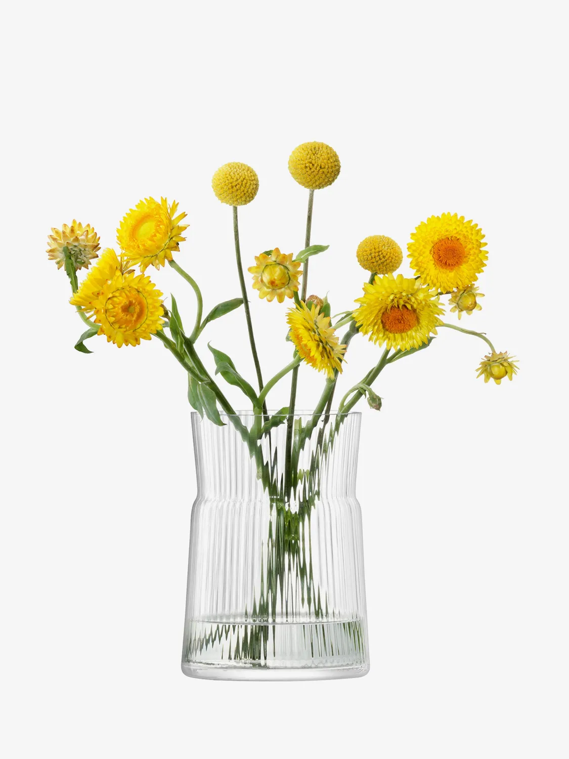 LSA Gio lanterne vase riflet glas bloklys inkl.