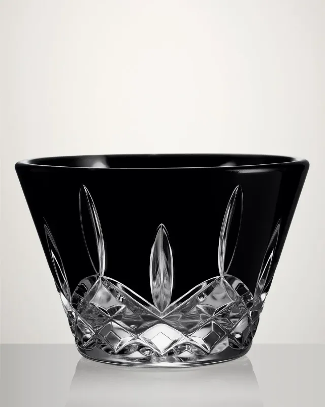 Waterford Lismore Black Votive fyrfadsstage sort krystal
