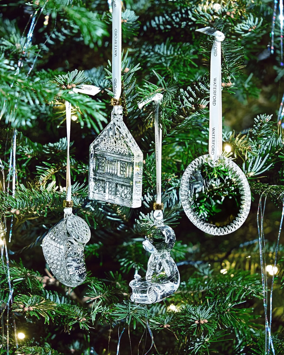 Waterford Babys First Boot juleornament 2025 krystal