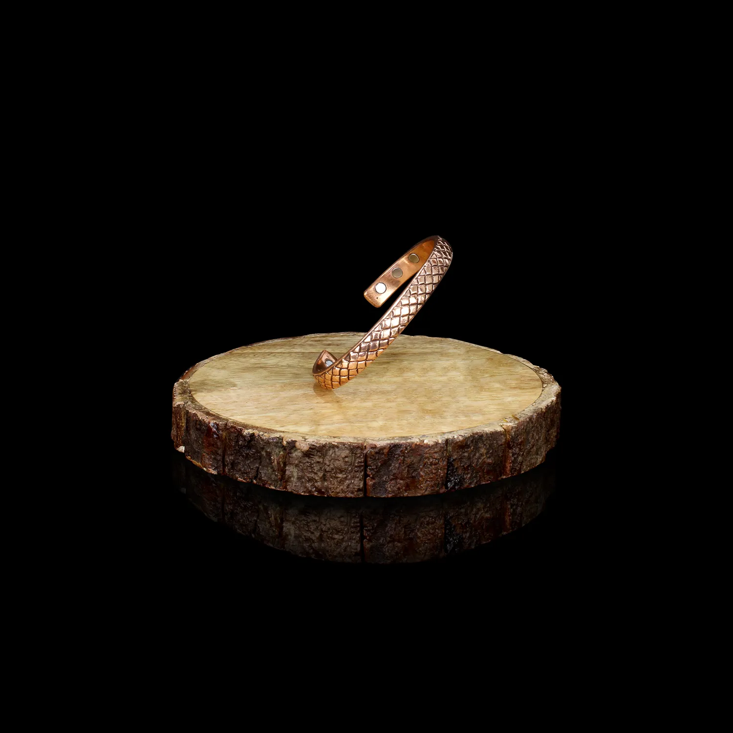El'Cobre Kobber Magnetarmbånd Design 19 med Æske