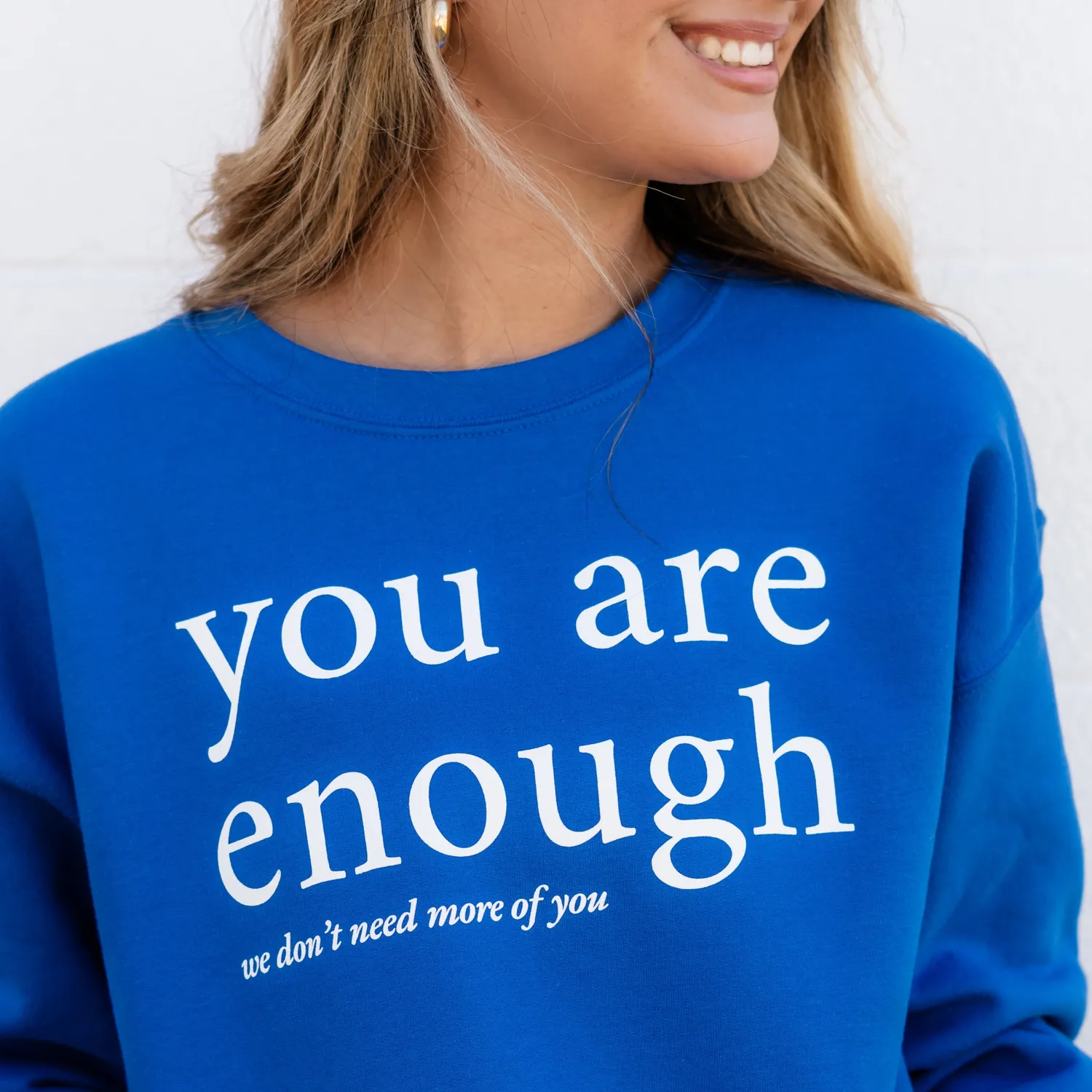 Mugsby You are Enough sweatshirt small bomuld