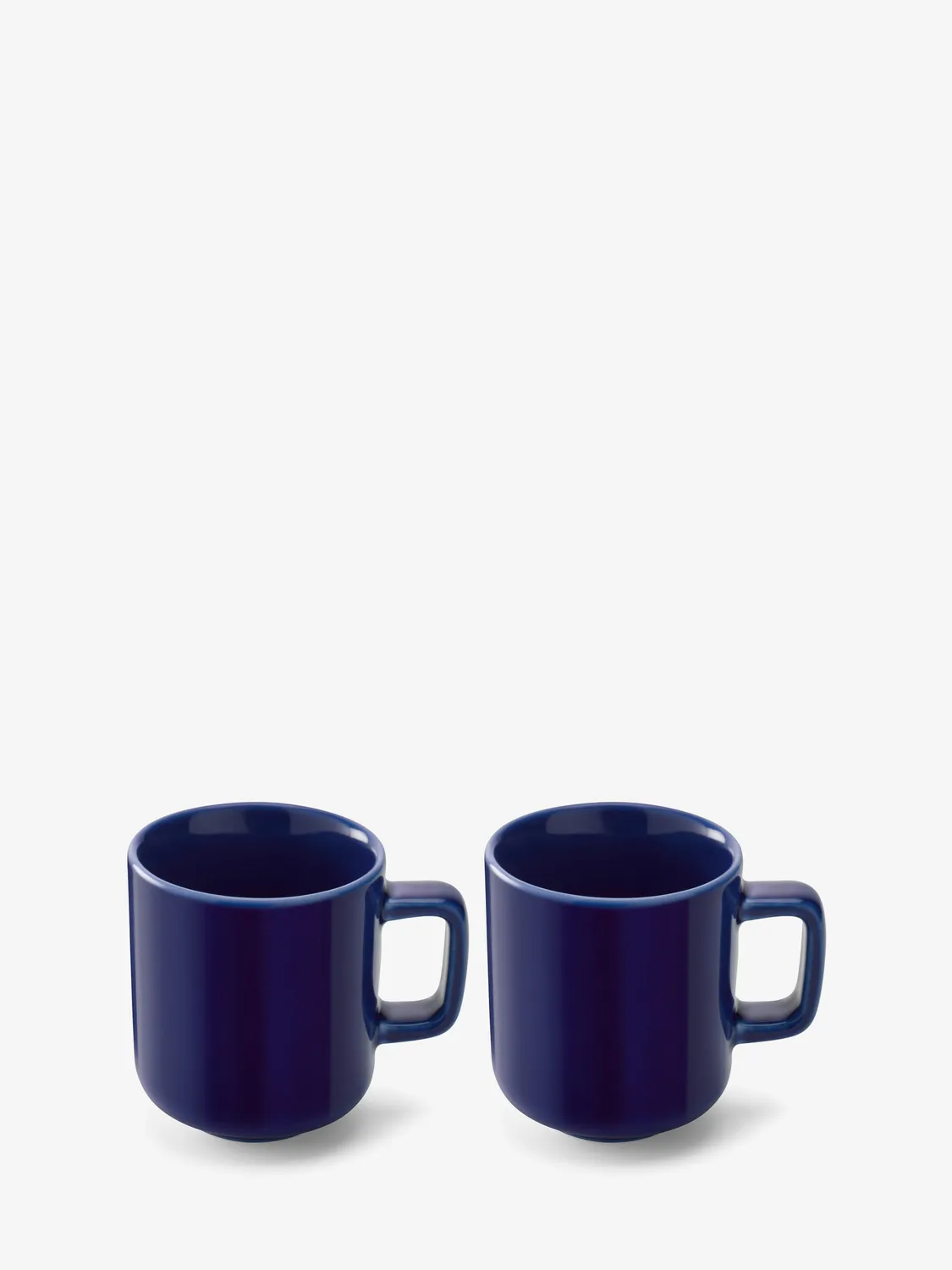 LSA Collective espressokop 2 stk cobalt porcelæn