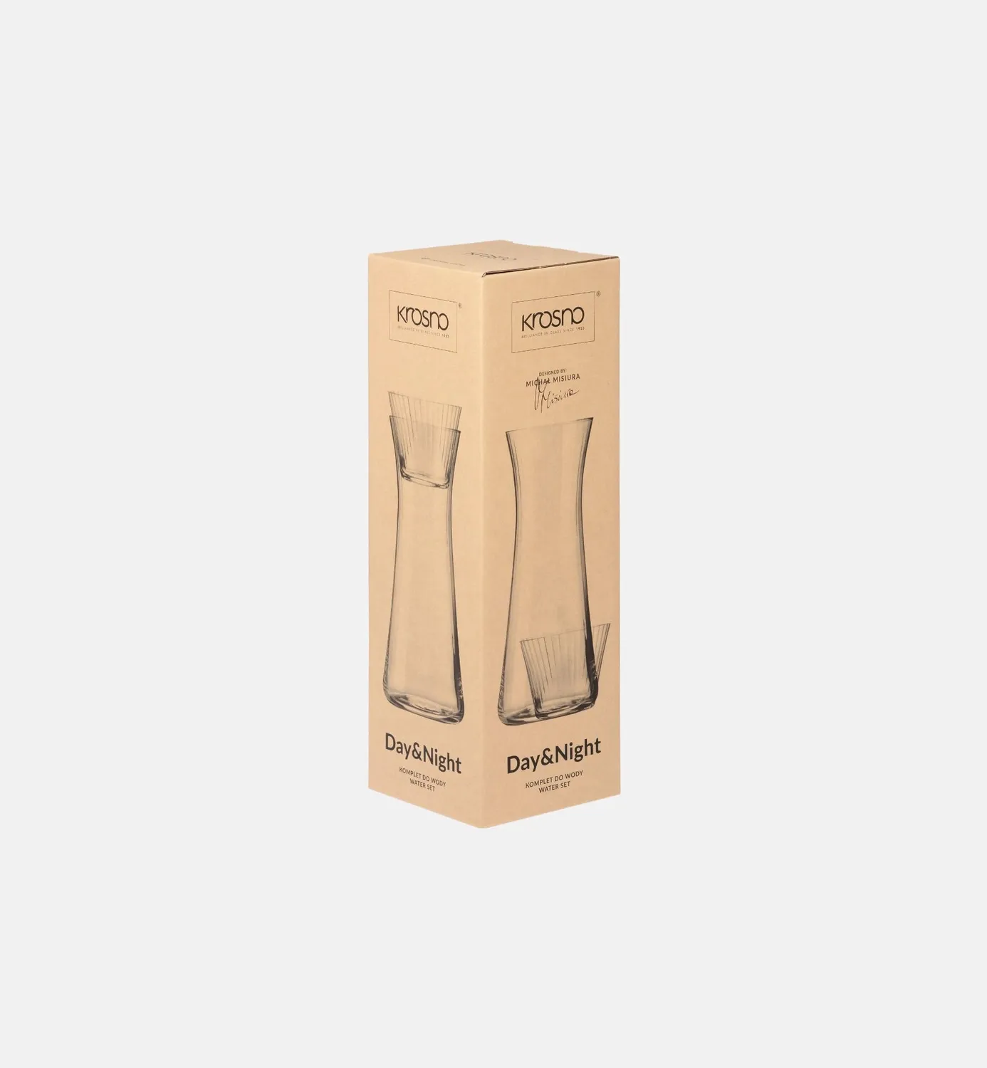Krosno Day & Night N°2 vandsæt 450 ml glas