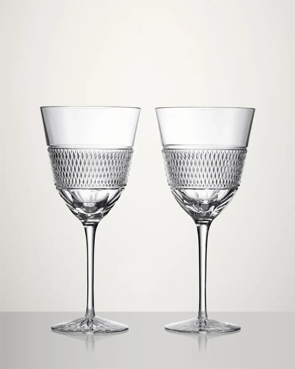 Waterford Copper Coast hvidvinsglas 2 stk krystal sæt