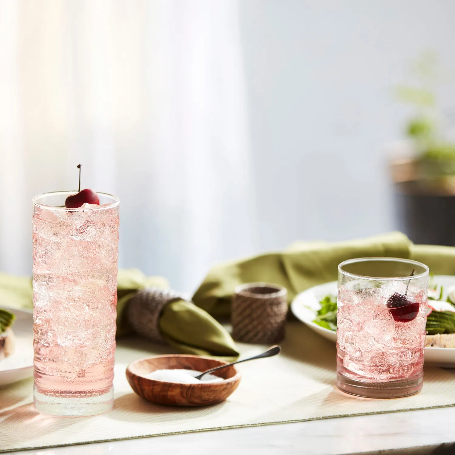 Libbey Pueblo drikkeglas 16 stk tumbler og rocks bølget