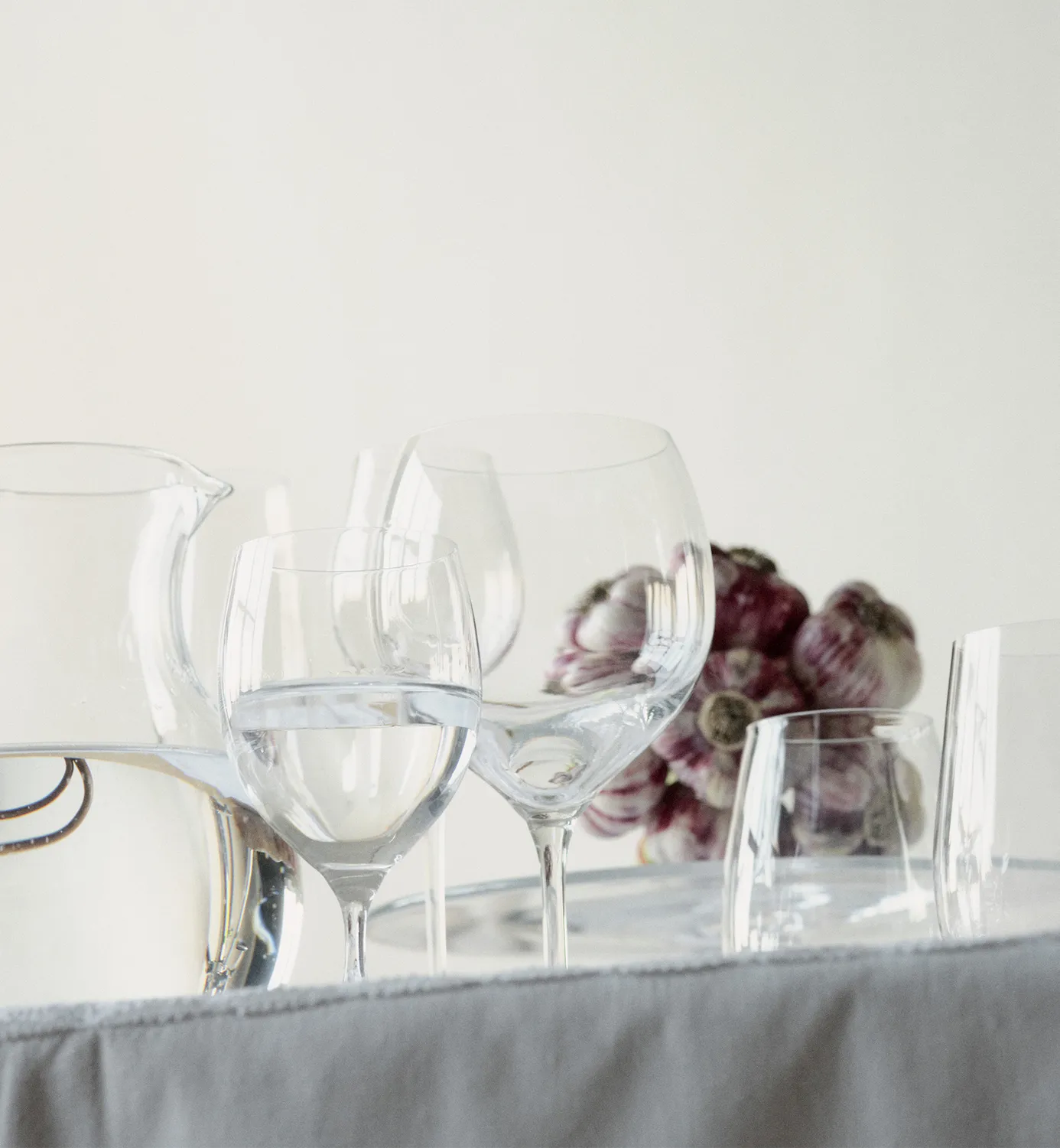 Krosno Harmony vandglas med stilk 340 ml klart glas