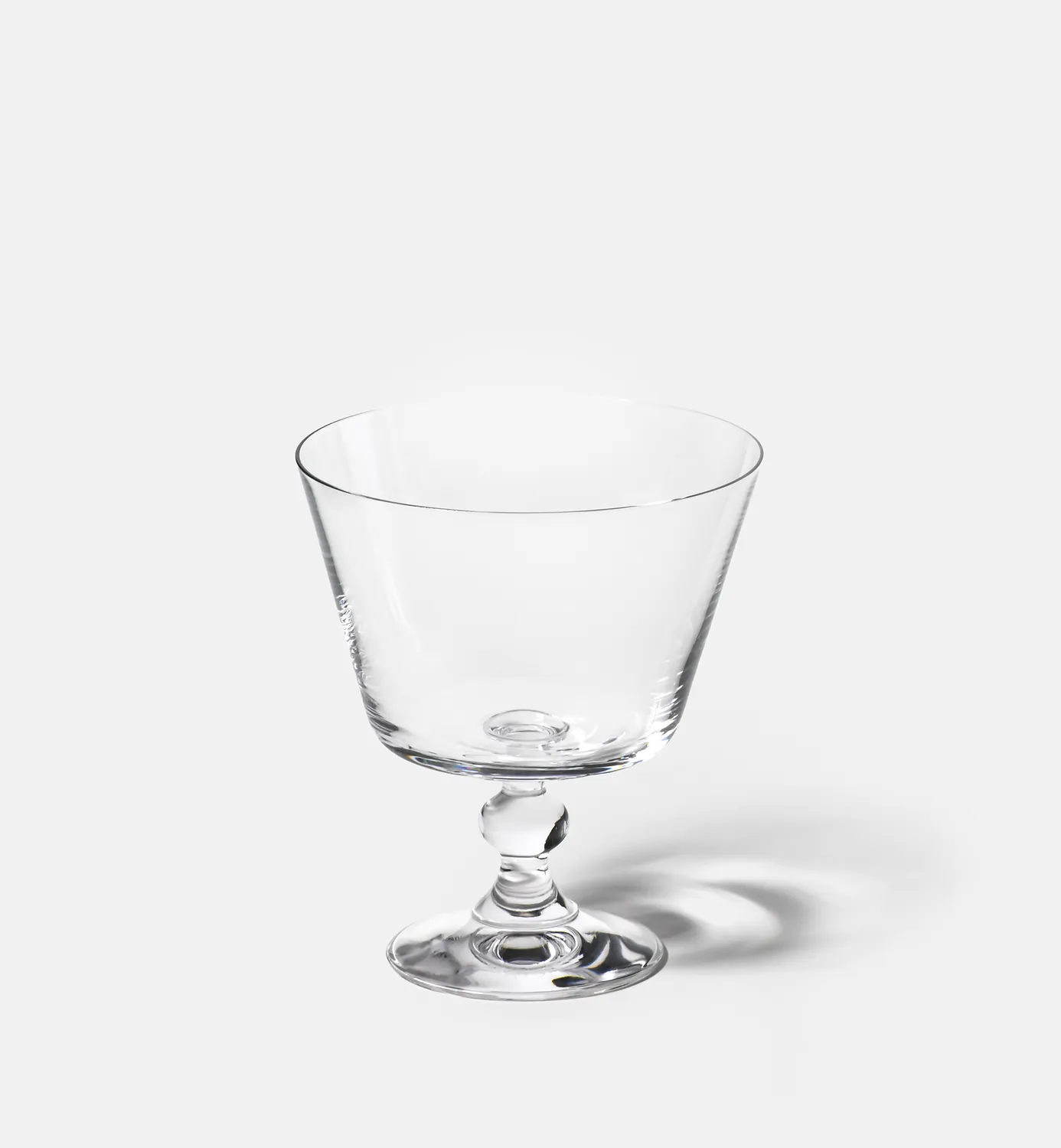Krosno Krista dessertglas skål 380 ml slebet