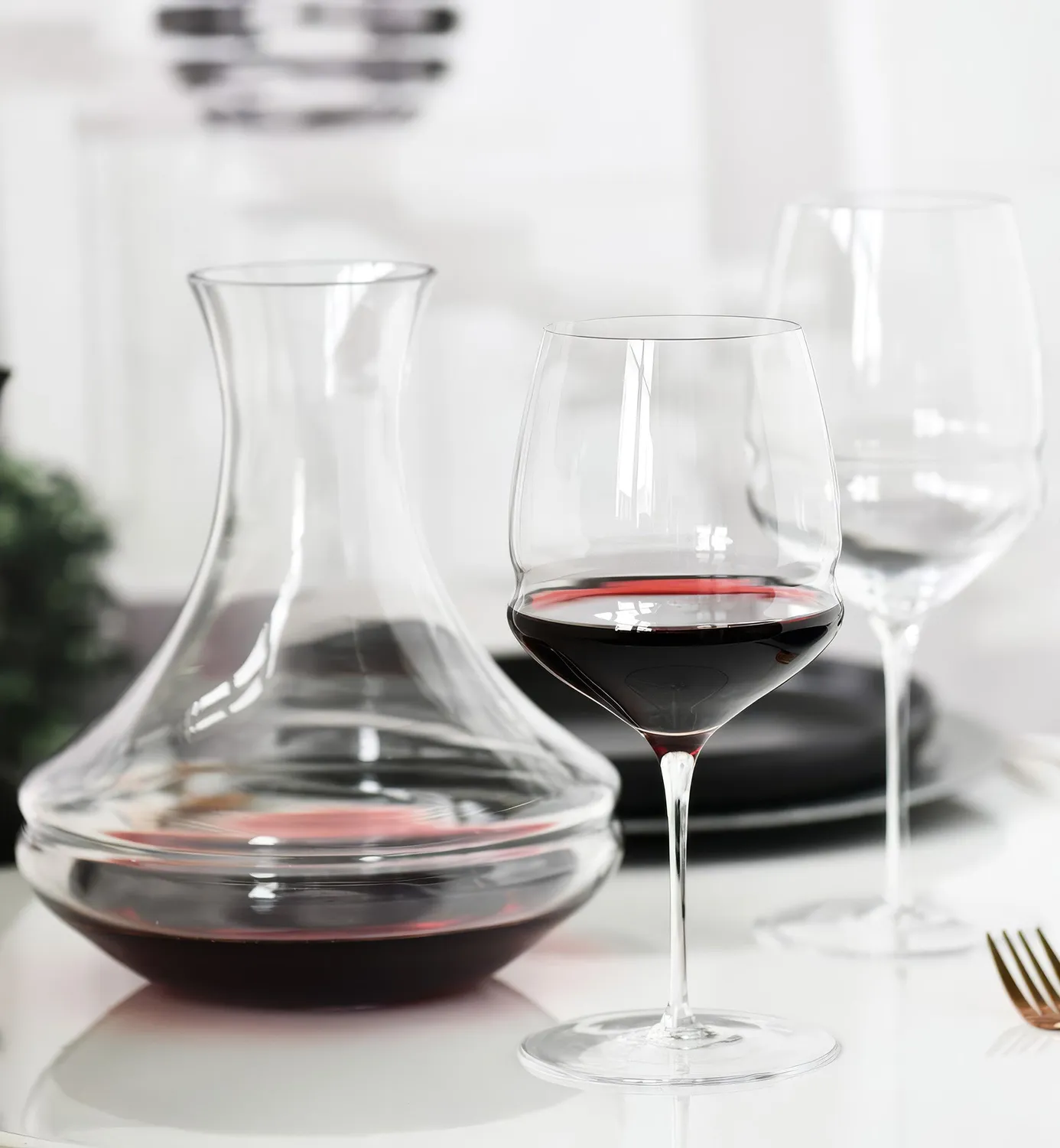 Krosno Inel vinkaraffel 1800 ml klar
