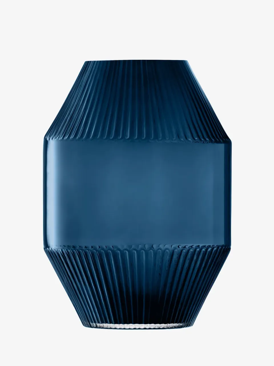 LSA Rotunda vase stor safirblå glas