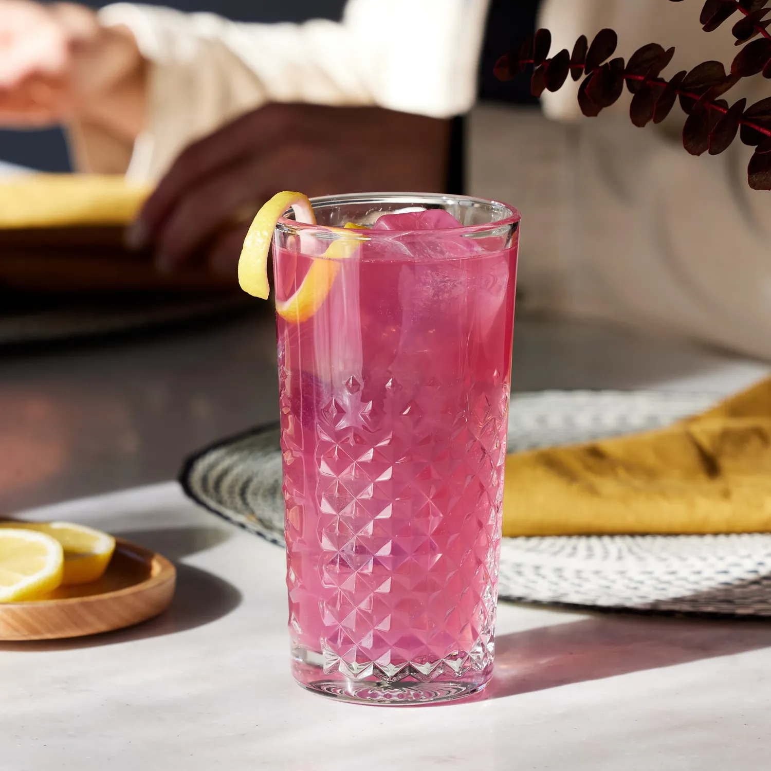 Libbey Carats tumblerglas 4 stk 414 ml slebet