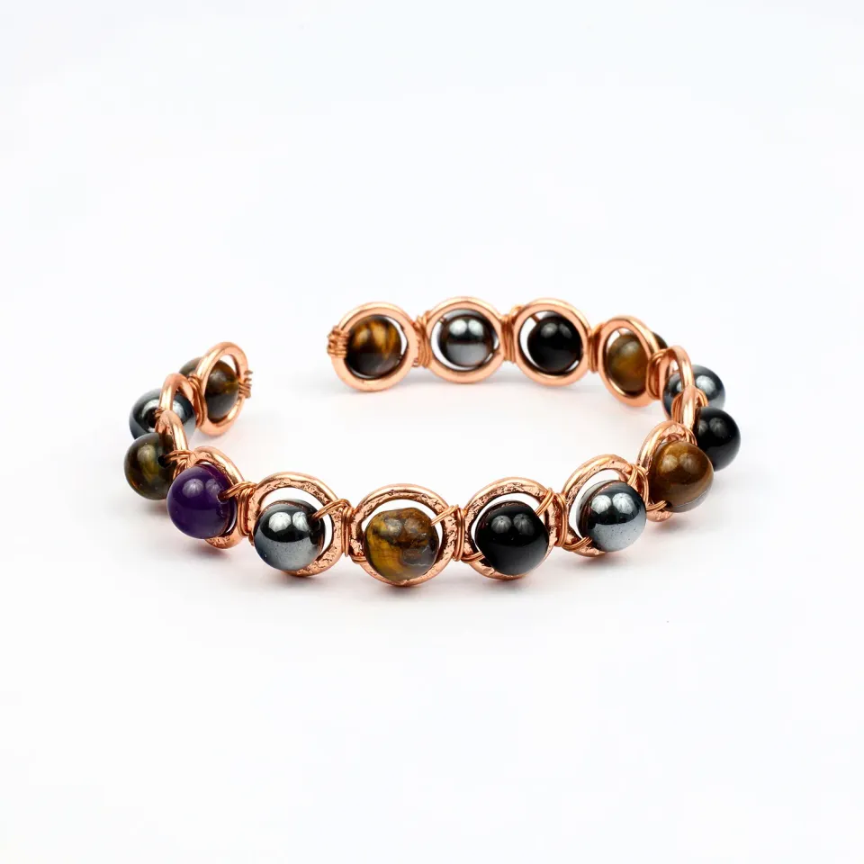 El'Cobre Triple Protection krystal armbånd kobber