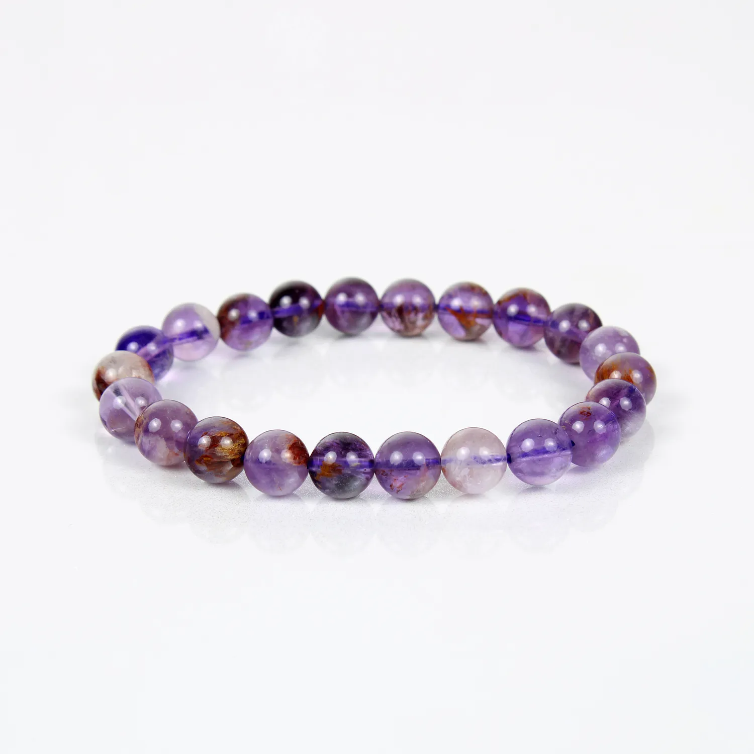 El'Cobre Auralite 23 krystal armbånd 8 mm elastik