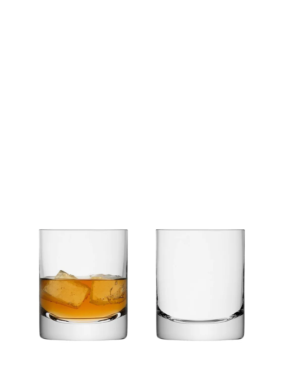 LSA Bar tumblerglas 2 stk whiskyglas tung bund