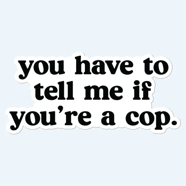 Mugsby Tell me if You are a Cop krus 325 ml