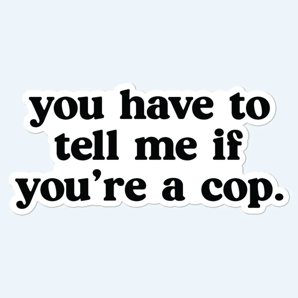 Mugsby Tell me if You are a Cop krus 325 ml