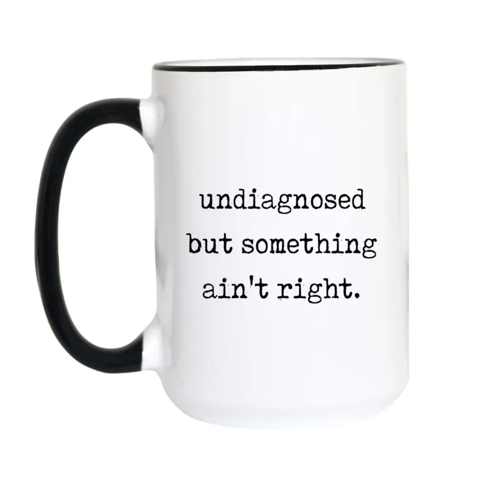 Mugsby Undiagnosed krus 325 ml meme hvid
