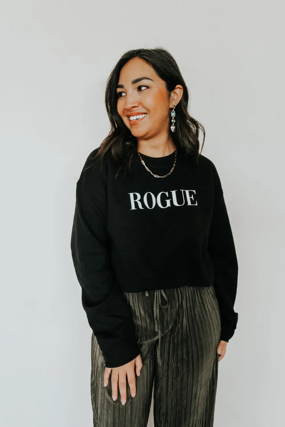 Mugsby Rogue sweatshirt sort L sjov