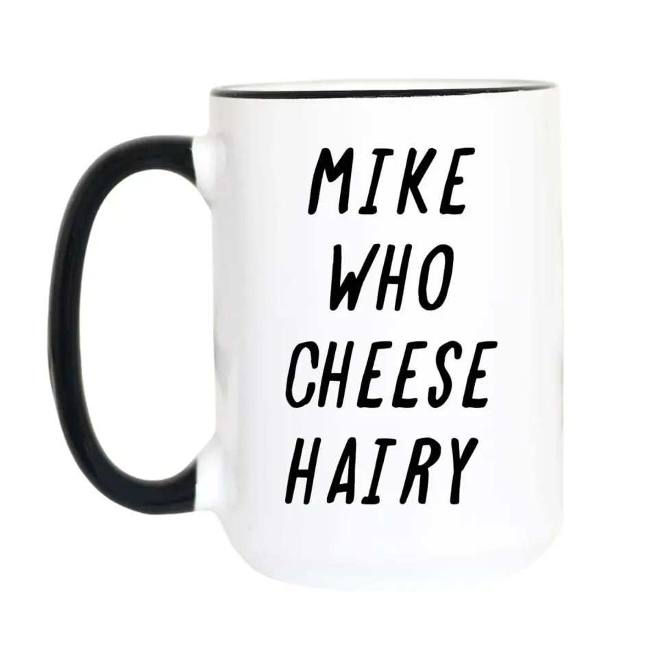 Mugsby Mike Who Cheese Hairy kaffekrus 325 ml sjov