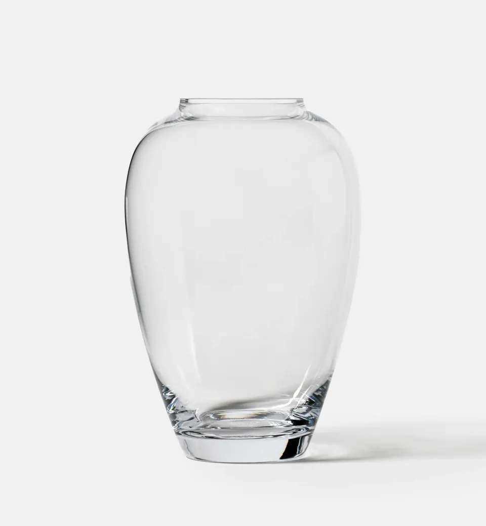 Krosno Gemstone vase 25 cm klart glas