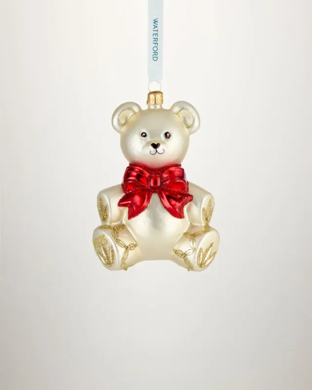 Waterford Holiday Heirlooms First Teddy 2025 juleophæng bamse