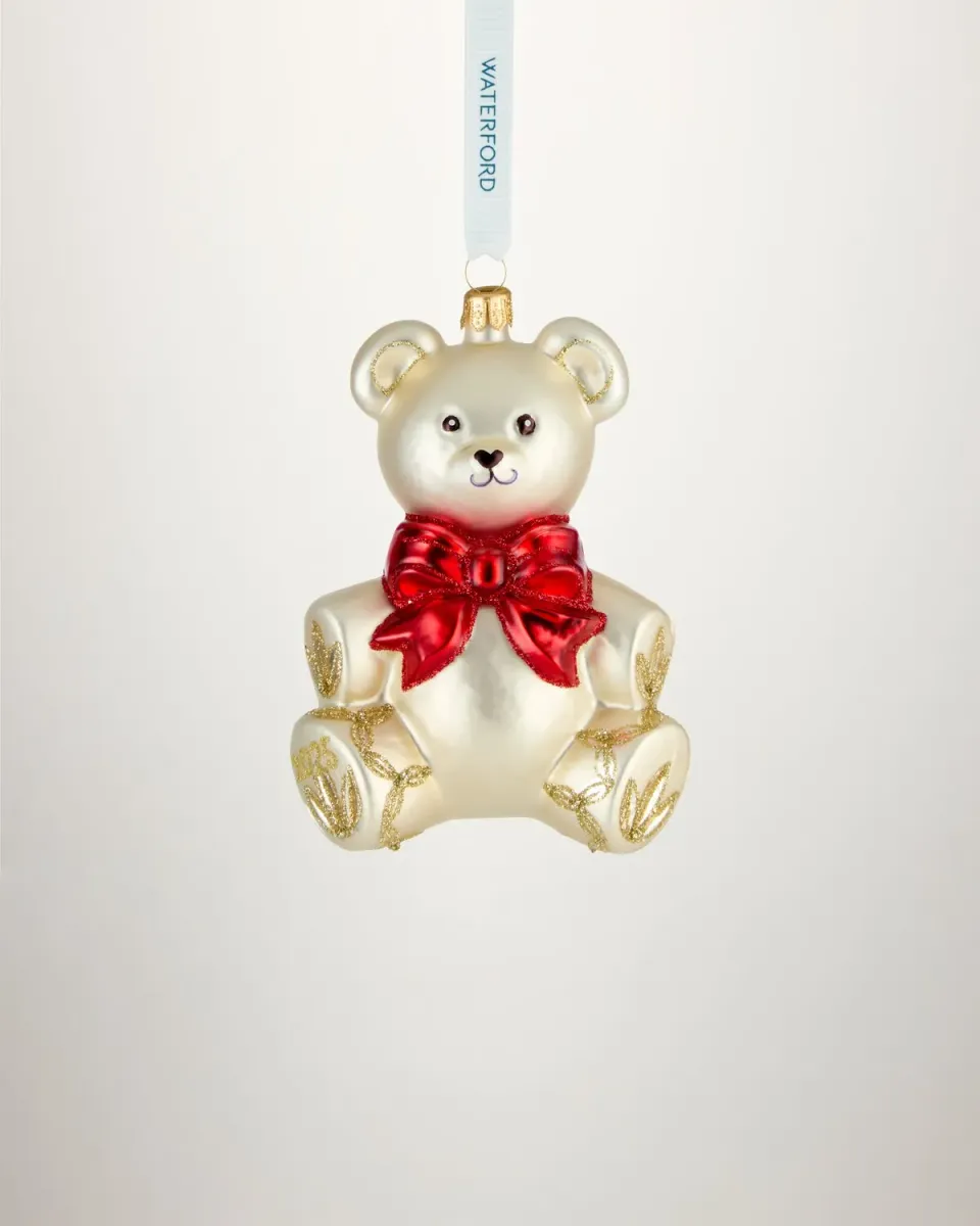 Waterford Holiday Heirlooms First Teddy 2025 juleophæng bamse
