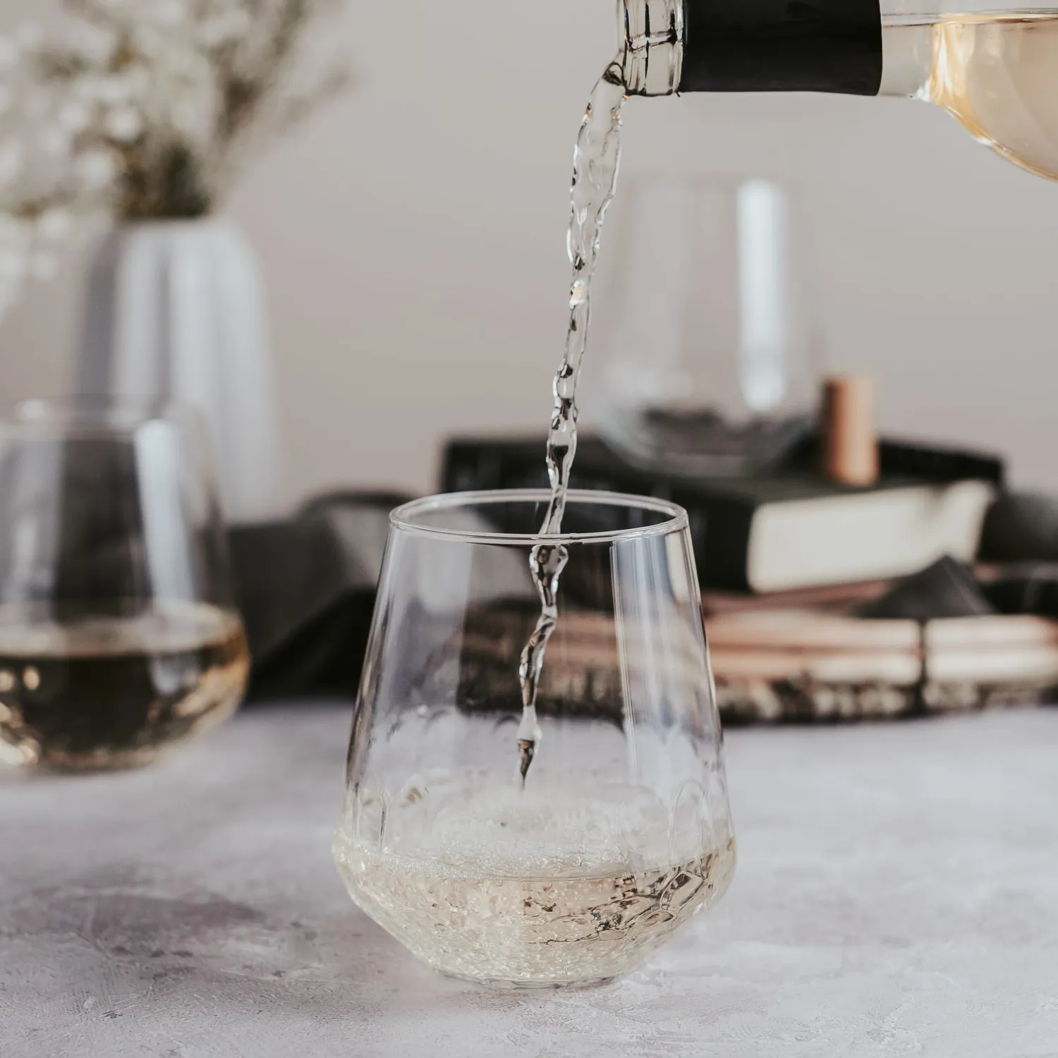 Libbey Hammered vinglas uden stilk 8 stk 525 ml