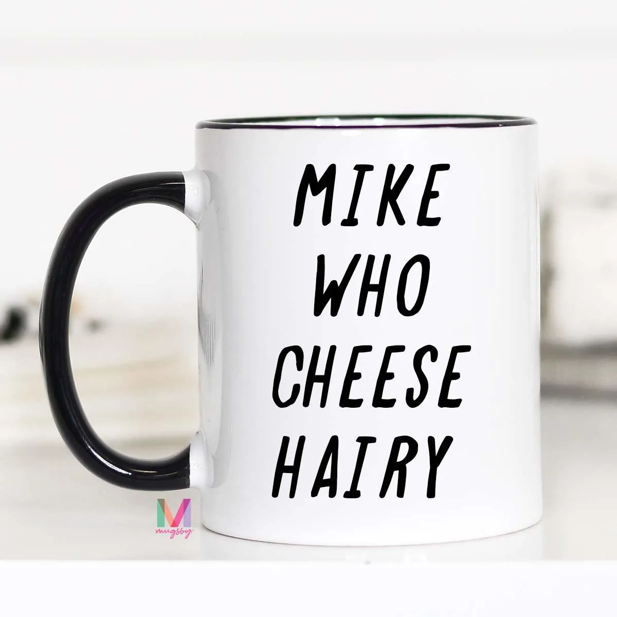 Mugsby Mike Who Cheese Hairy kaffekrus 325 ml sjov