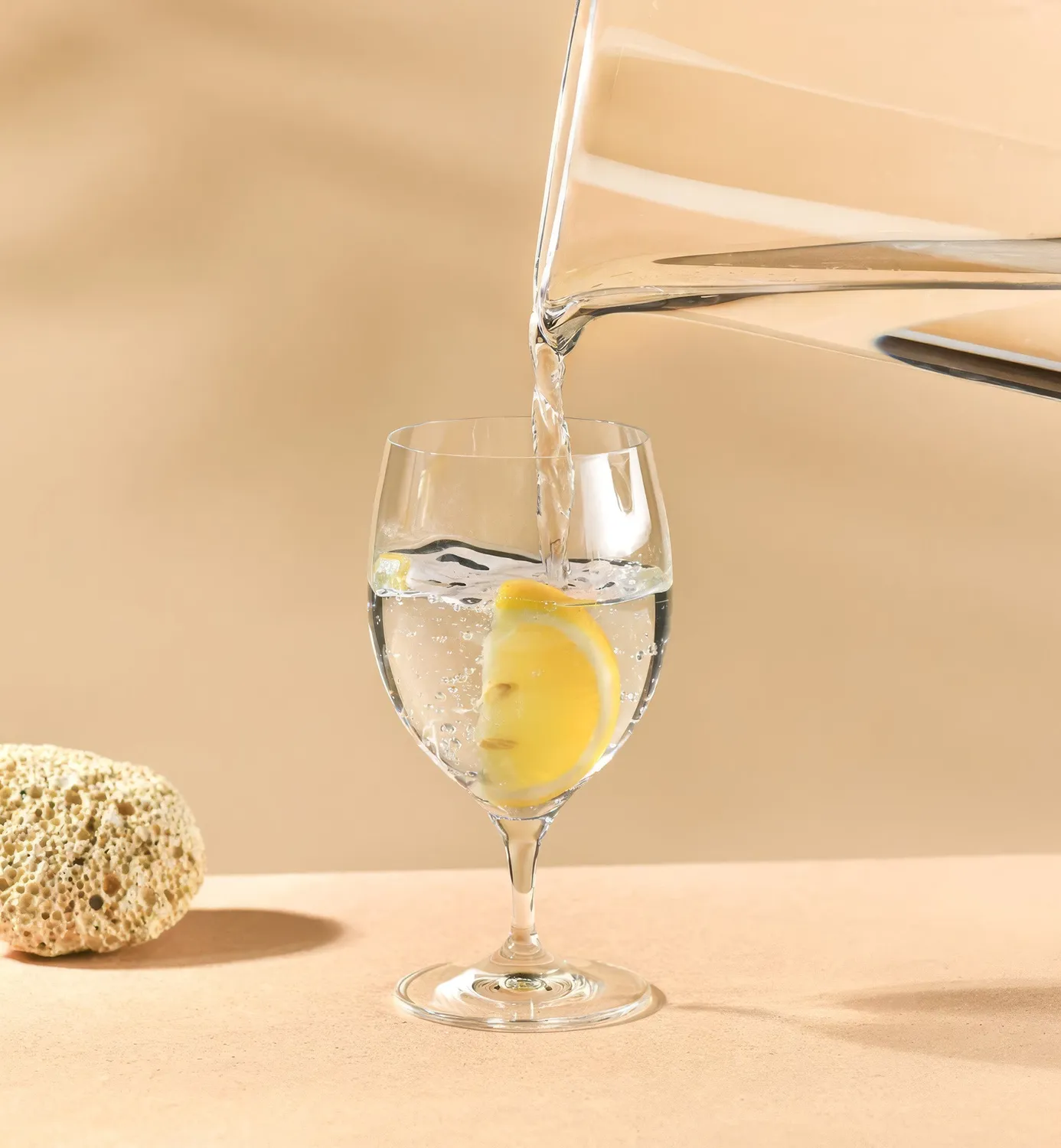Krosno Harmony vandglas med stilk 340 ml klart glas
