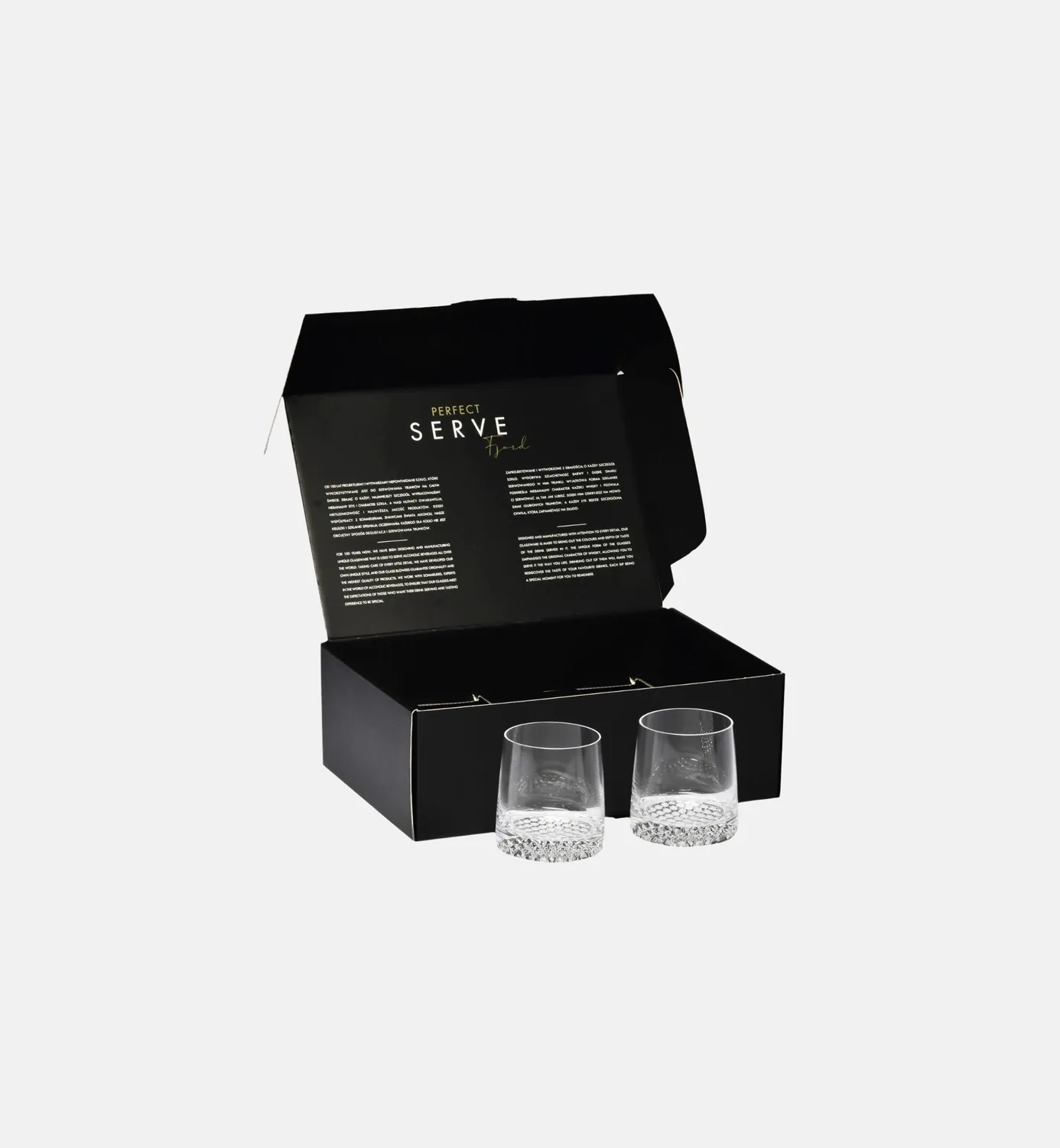 Krosno Fjord whiskyglas gavesæt 2 stk