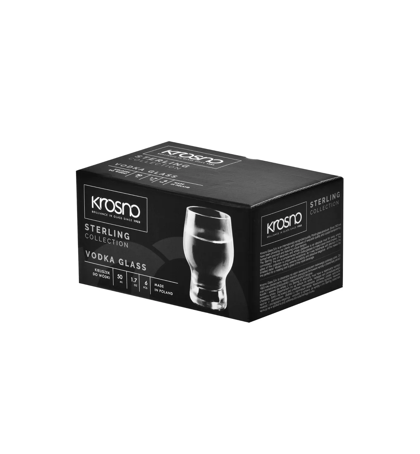 Krosno Sterling vodkaglas 50 ml krystal