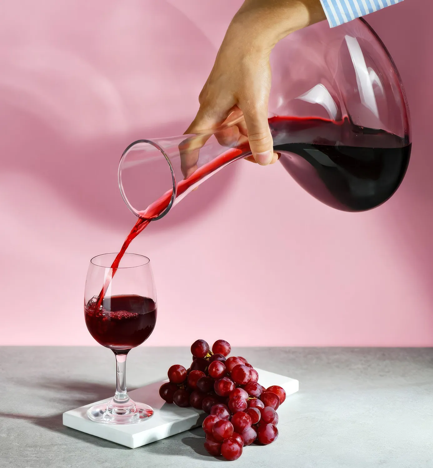 Krosno karaffel til vin 1500 ml krystal håndlavet