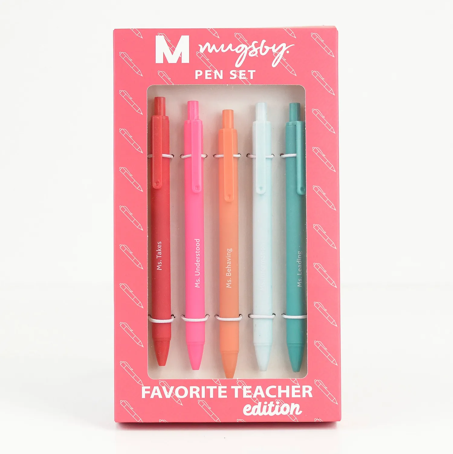 Mugsby Favorite Teacher krus 325 ml sjov lærergave