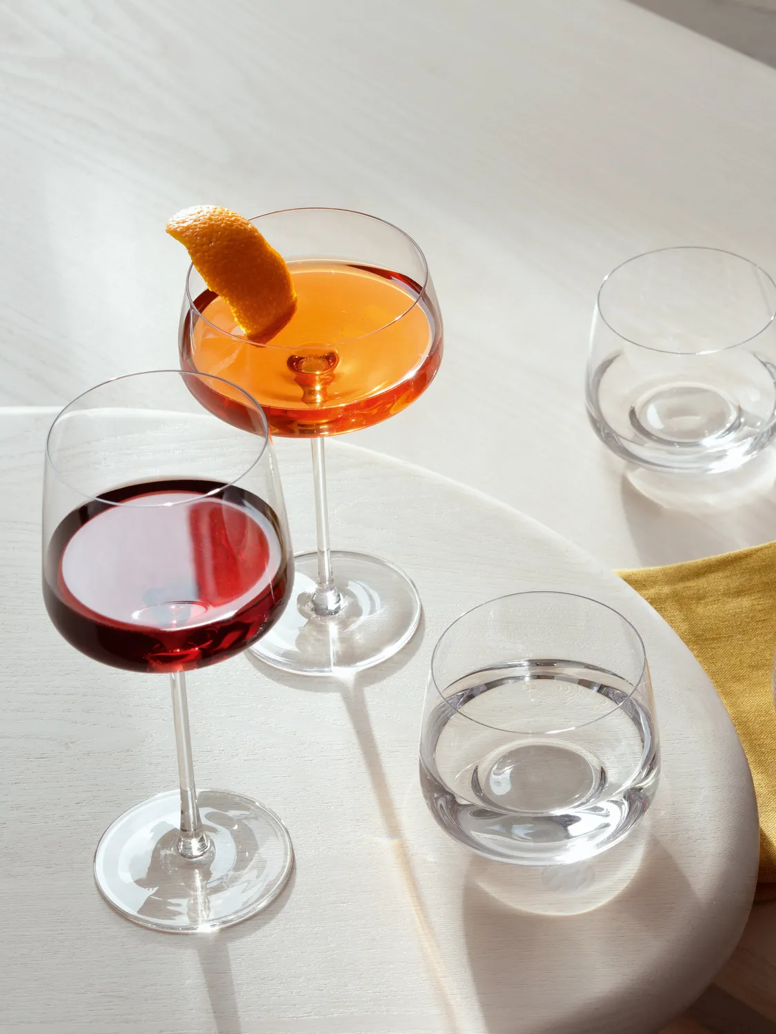 LSA Metropolitan champagne coupe glas 4 stk klar