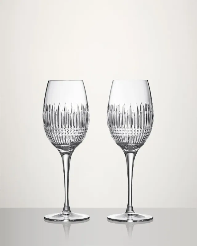 Waterford Lismore Diamond Essence White Wine glas 2 stk