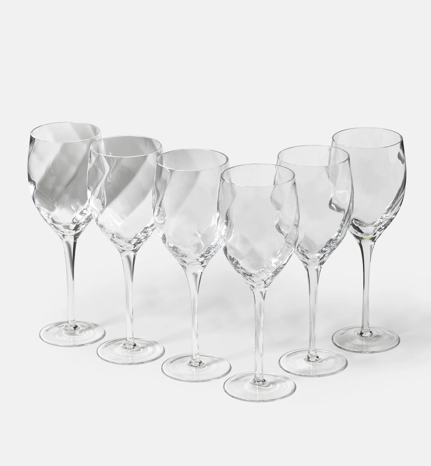 Krosno Romance rødvinsglas 320 ml mundblæst diamantslib