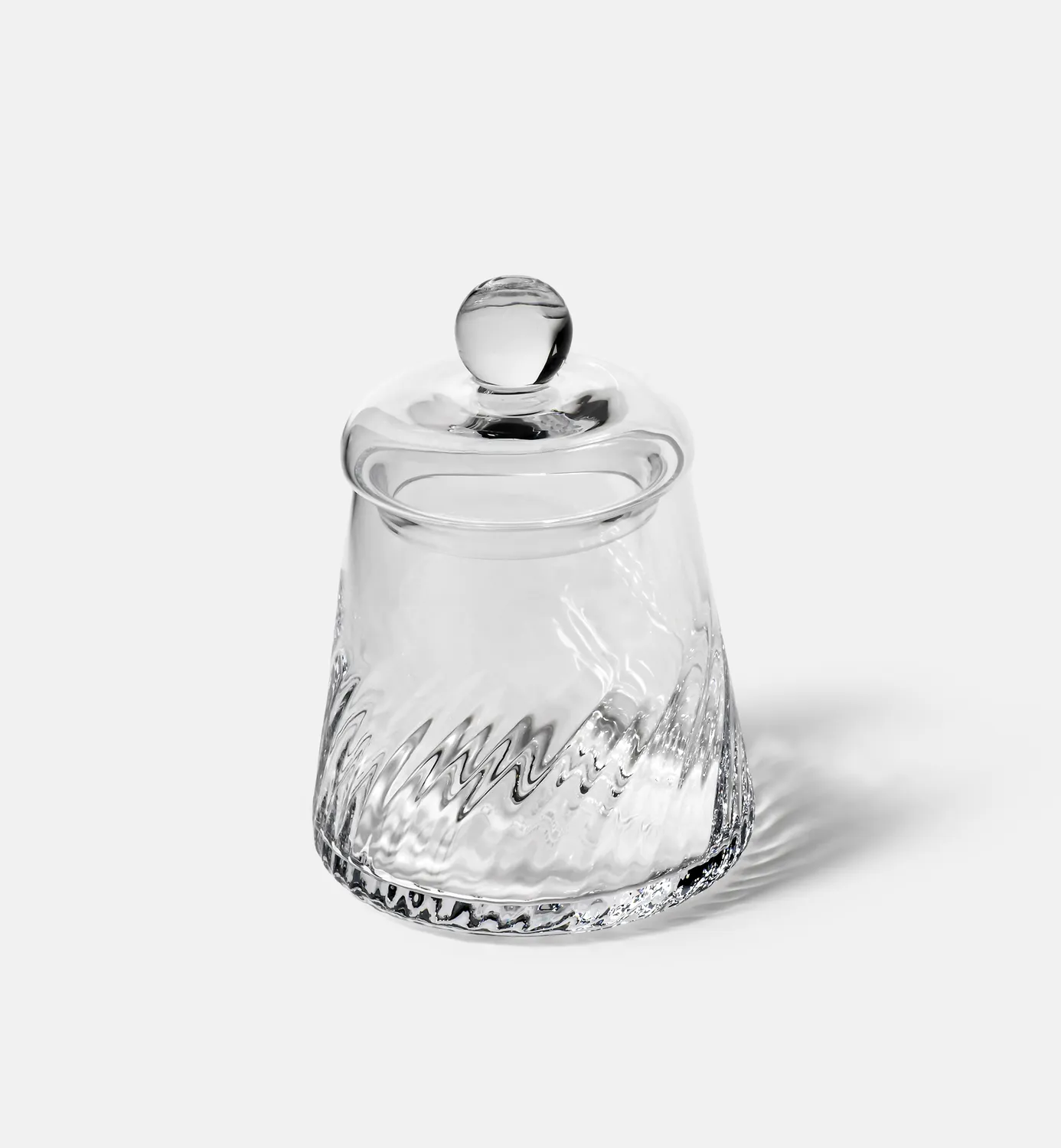 Krosno Gemstone krukke med låg klar 17,1 cm krystal