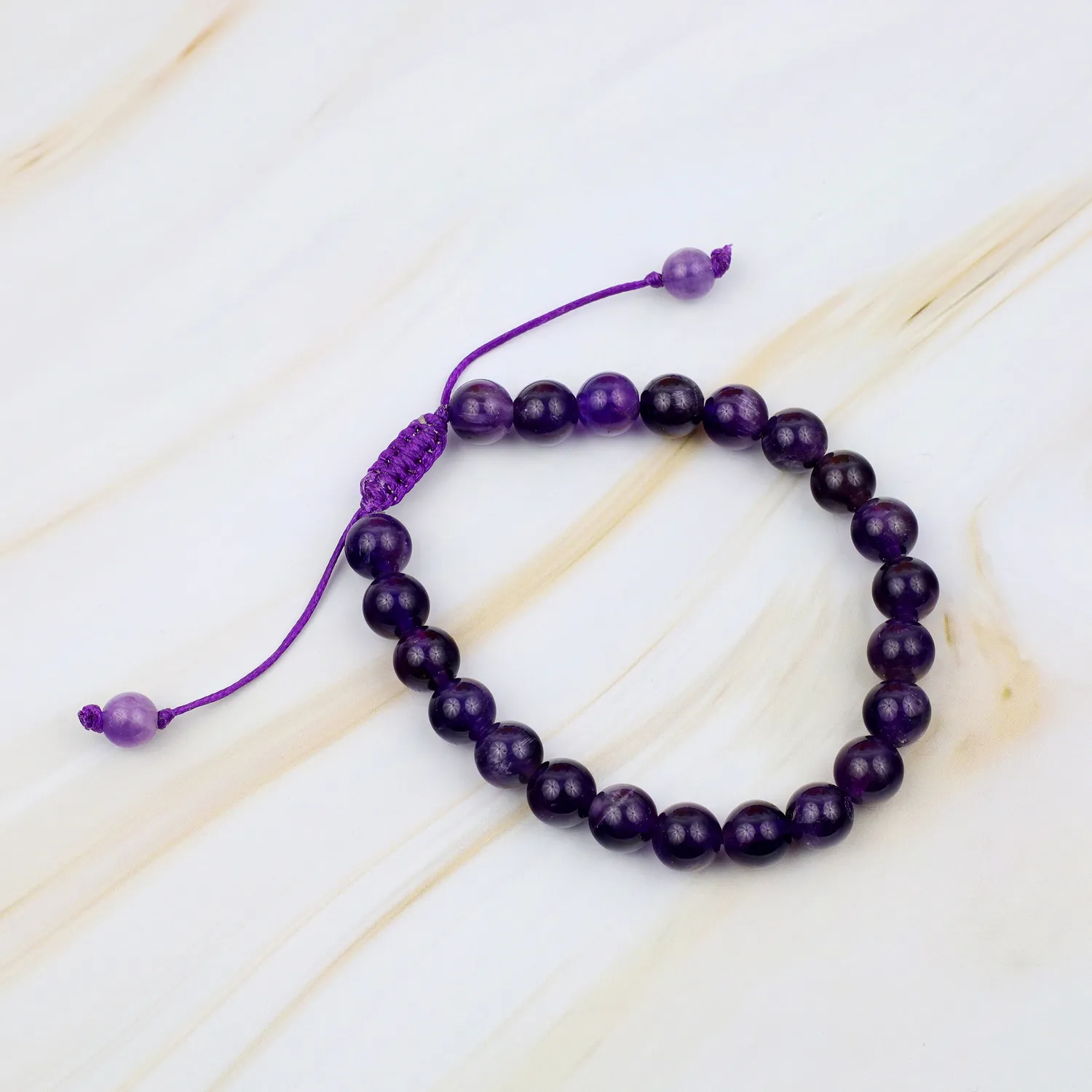El'Cobre Macrame Amethyst armbånd ametyst