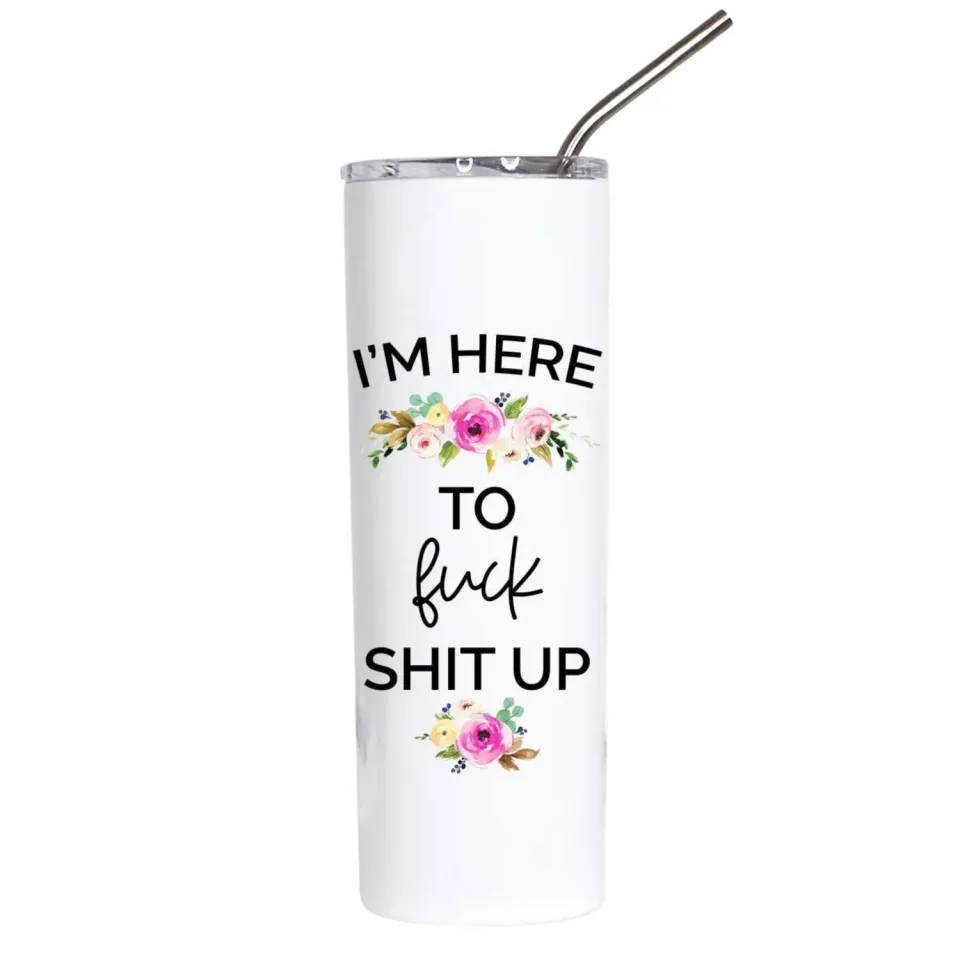 Mugsby Floral Tumbler termokrus 591 ml blomst