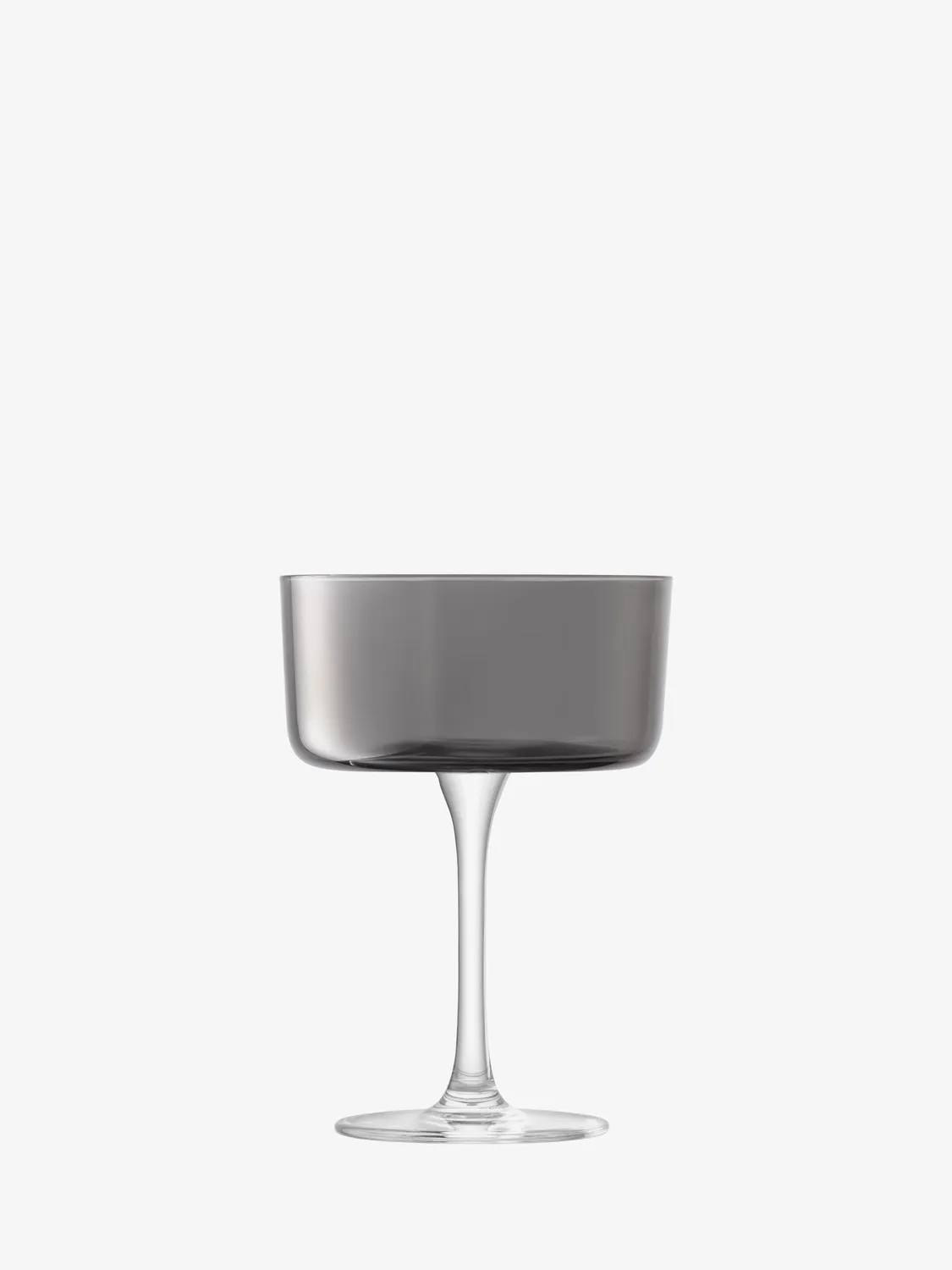 LSA Lunar champagneglas 2 stk grå cocktailglas