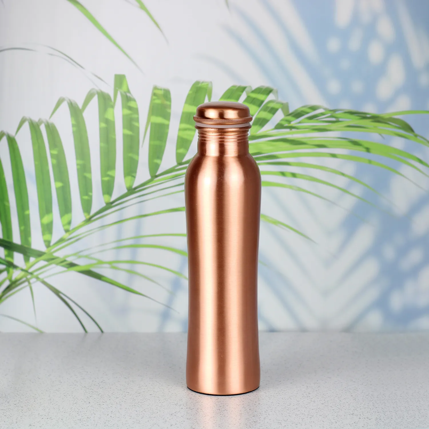 El'Cobre Premium Curve kobberflaske 1L mat