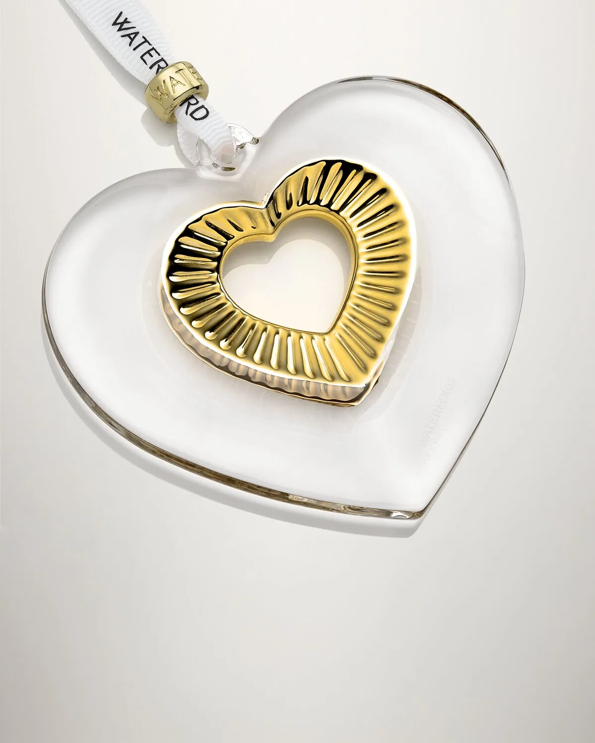 Waterford Christmas Heart julepynt guld hjerte