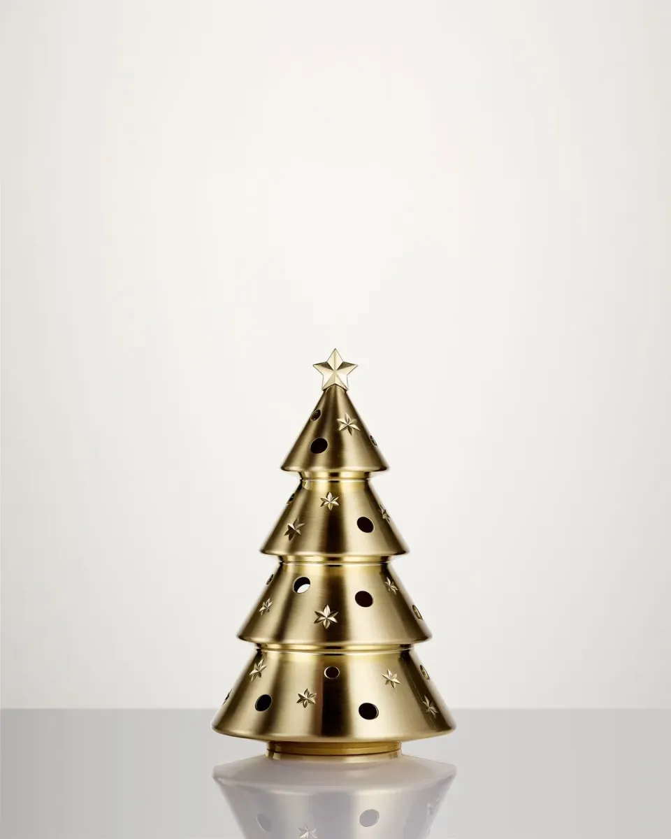 Waterford Christmas stående juletræ guld stor 220 mm