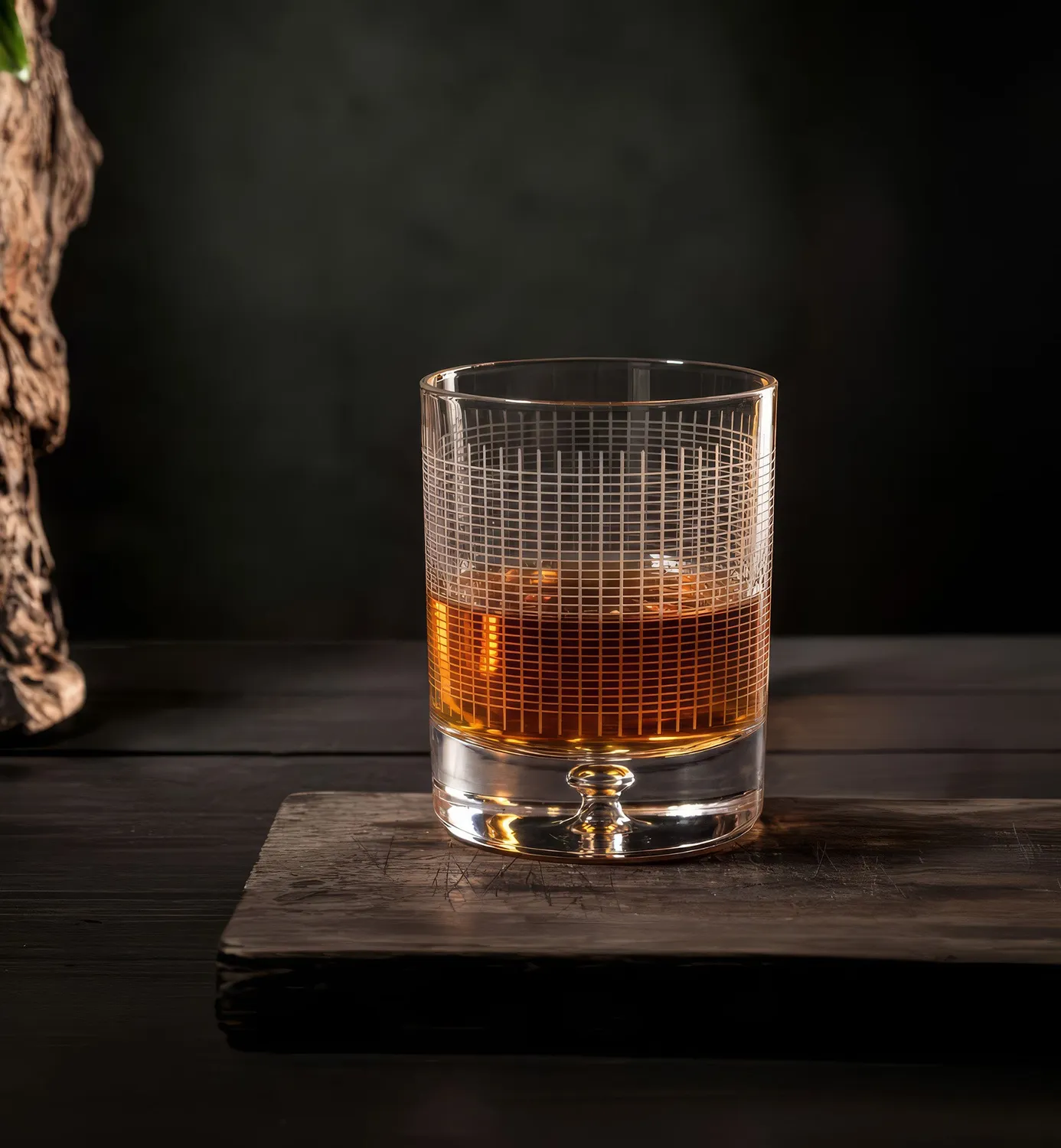 Krosno Mesh whiskyglas 310 ml slebet