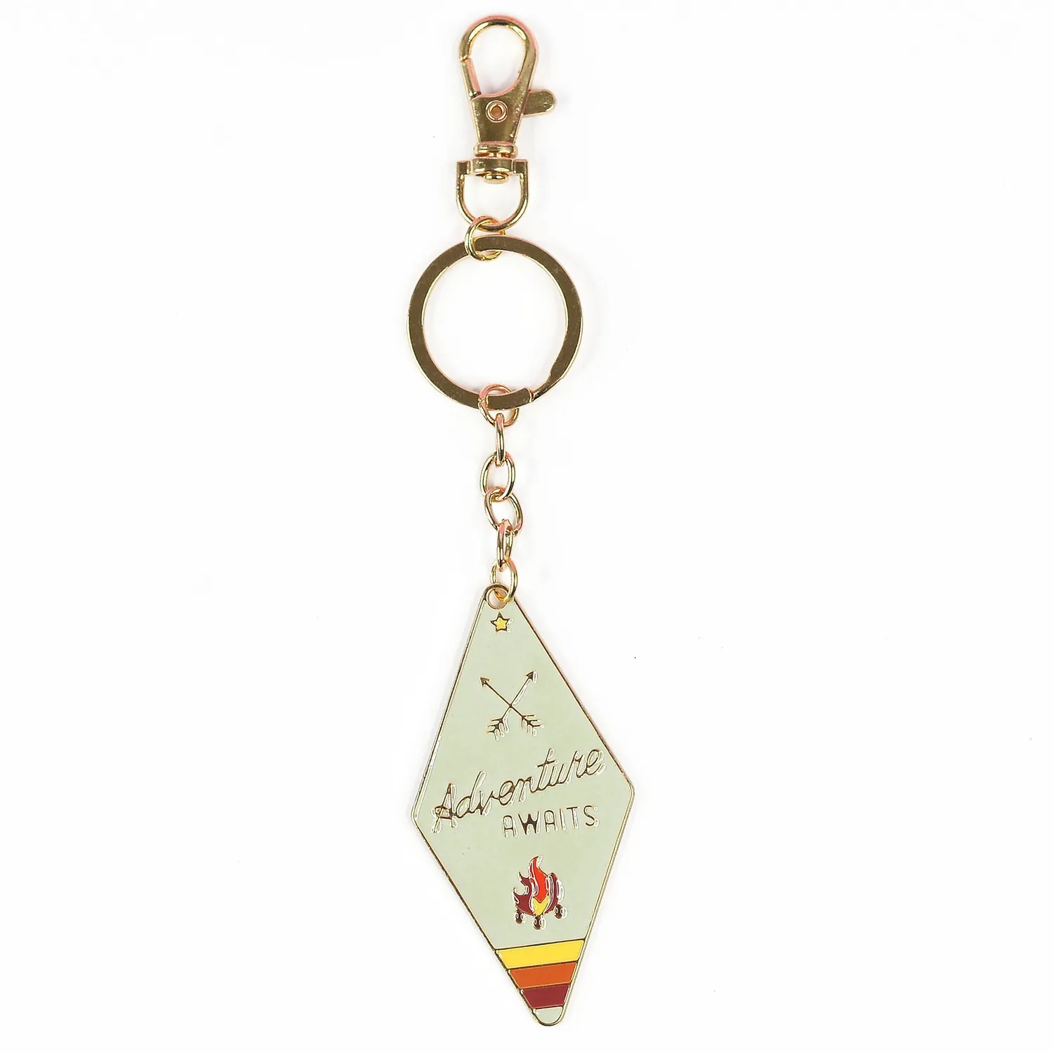 Mugsby Camp Collection nøglering emalje Adventure awaits