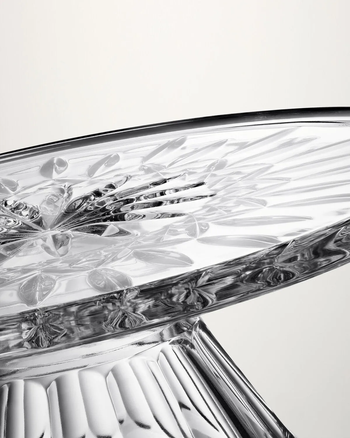 Waterford Lismore Cake Stand kagefad krystal