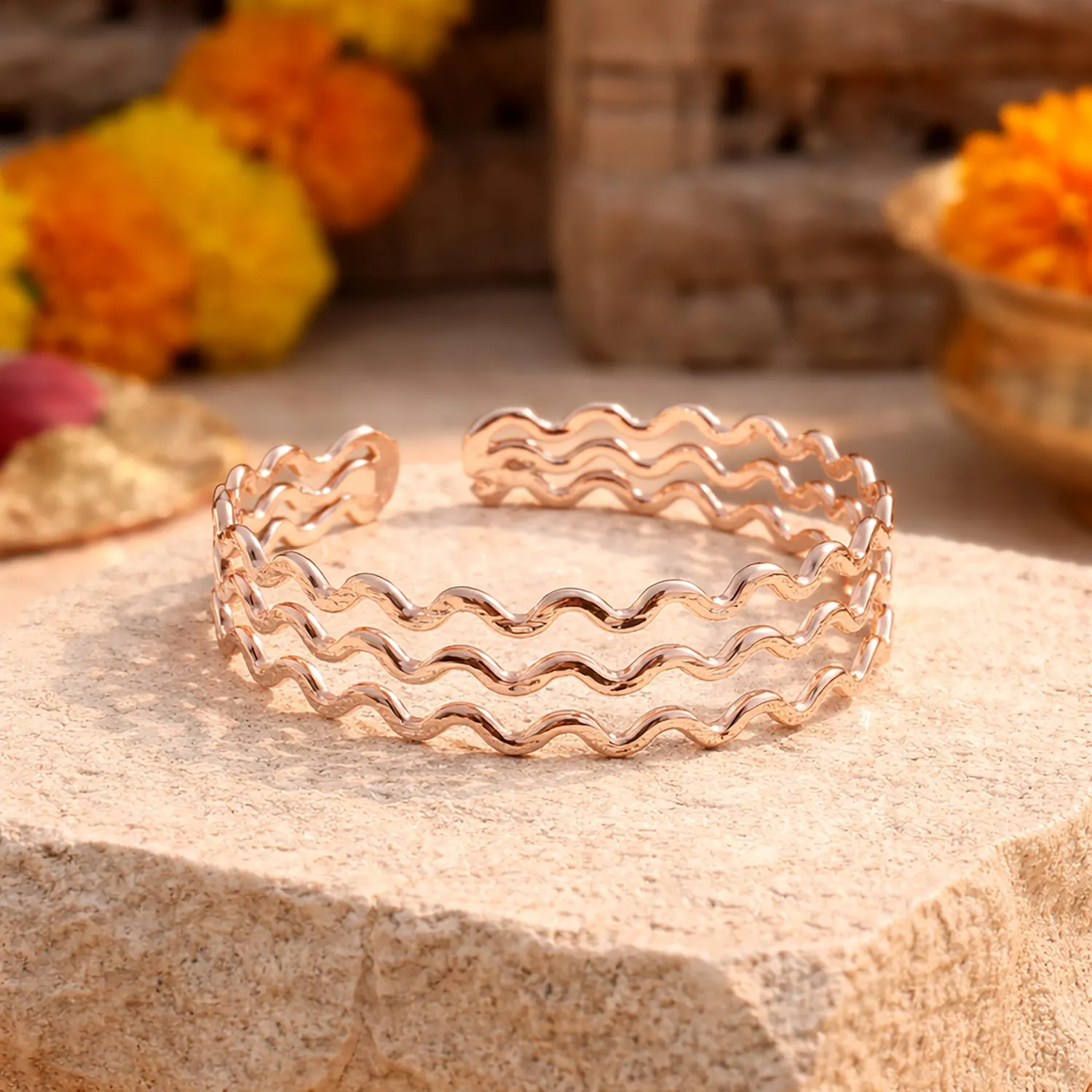 El'Cobre Design 80 kobberarmbånd med gavepose