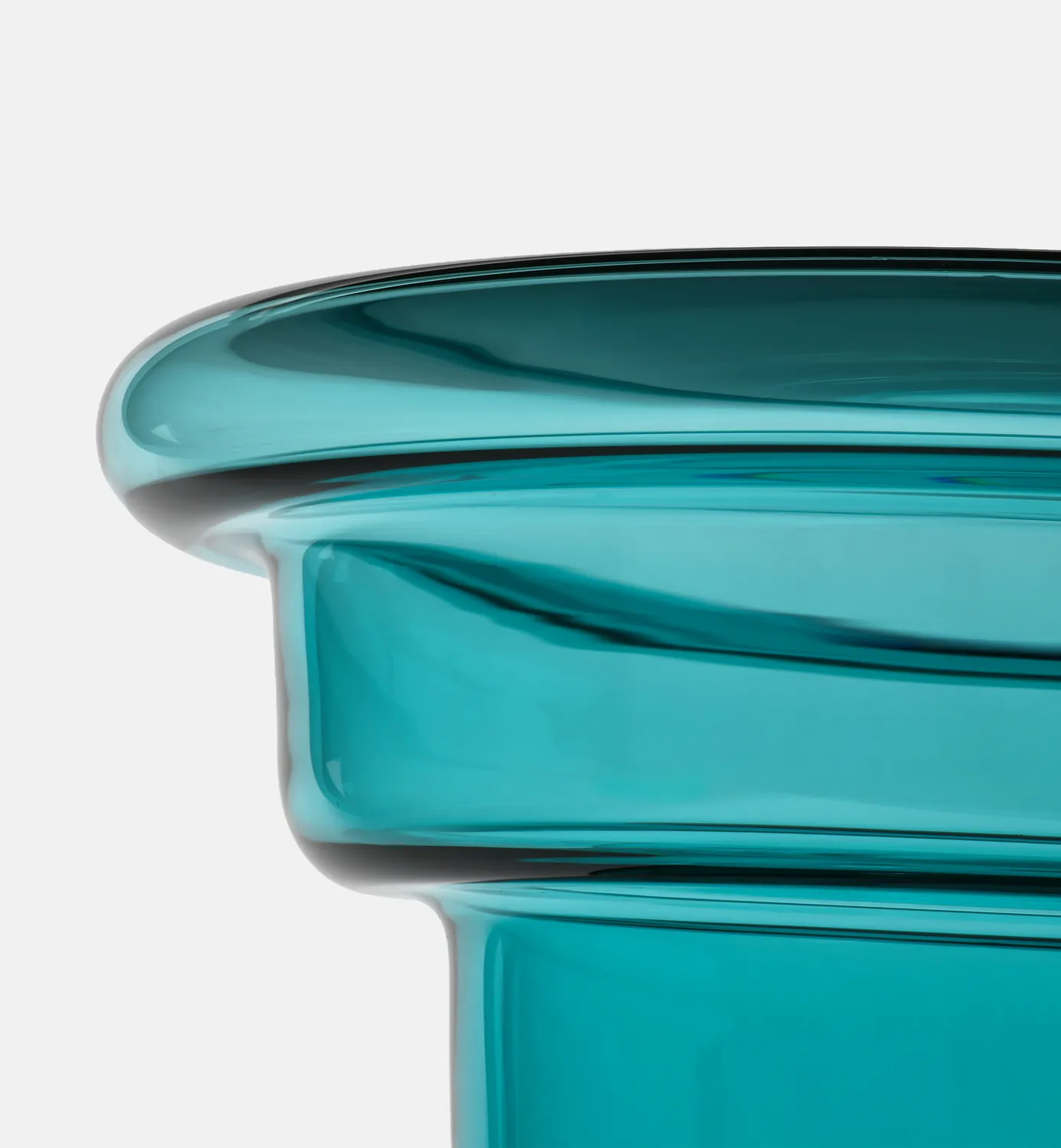 Krosno glas sofabord 30 cm azure blå
