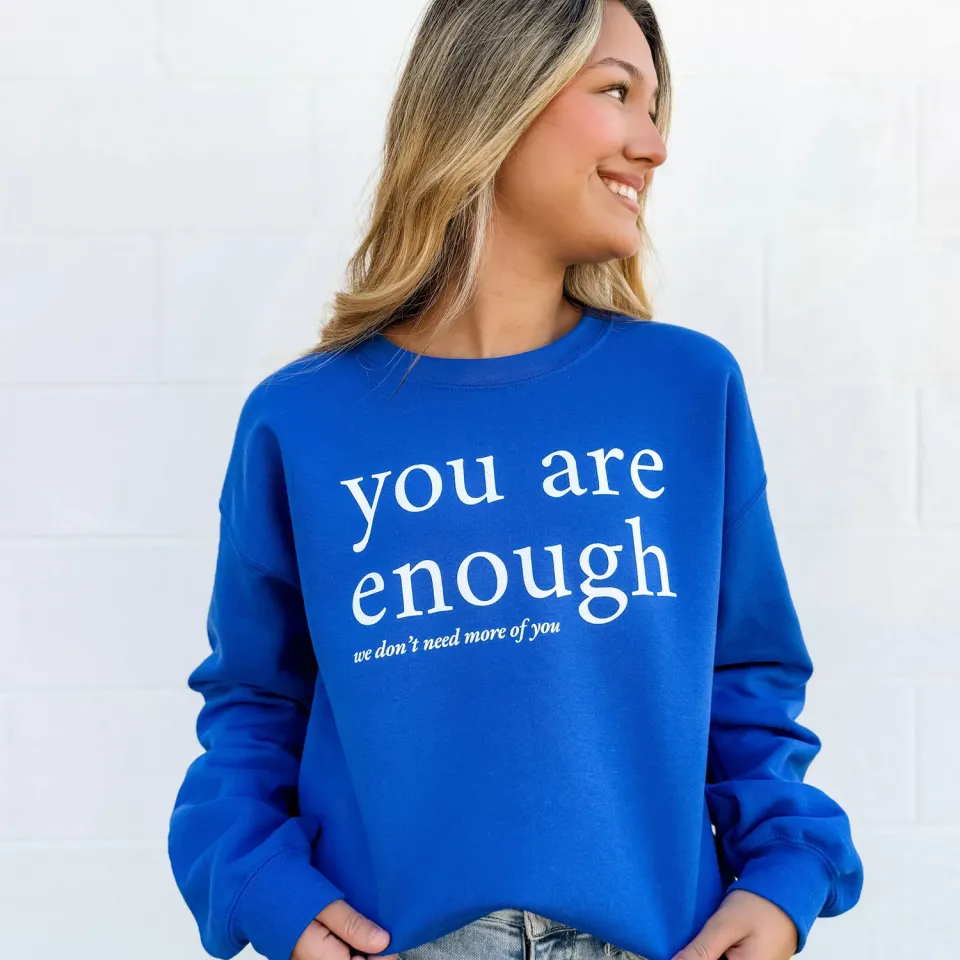 Mugsby You are Enough sweatshirt small bomuld