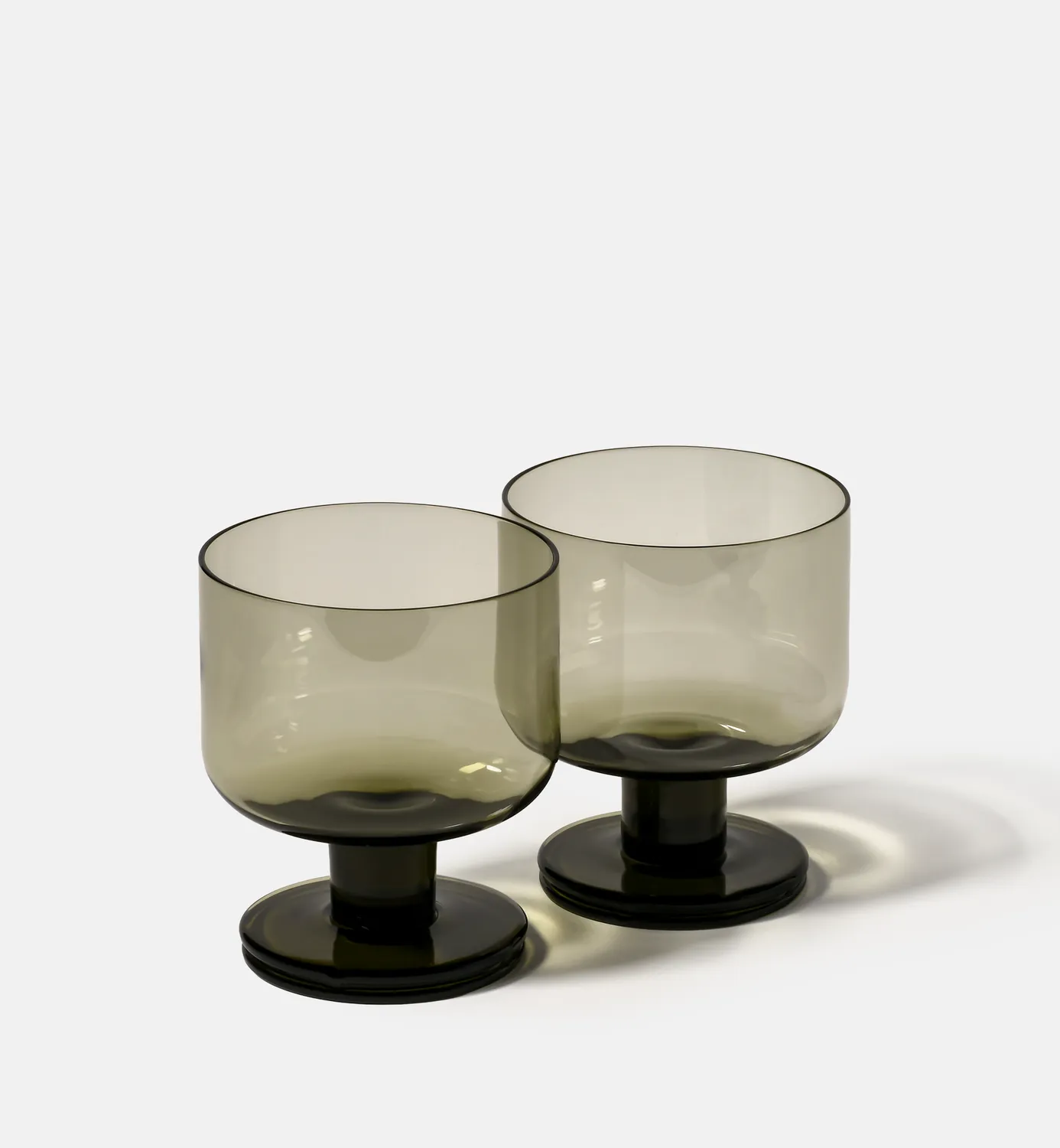 Krosno Double 1977 vandglas 280 ml smoky krystal